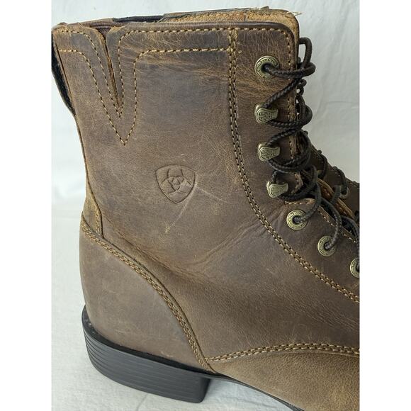 Ariat Women’s Heritage Lacer II Distressed Brown Western Boots Size 11B - Picture 7 of 15